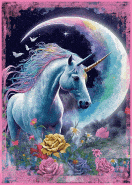 Unicorn Moon GIF - Unicorn Moon GIFs