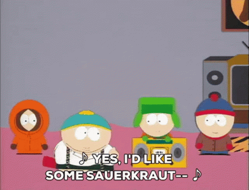 South Park Cartman GIF - South Park Cartman Sauerkraut GIFs