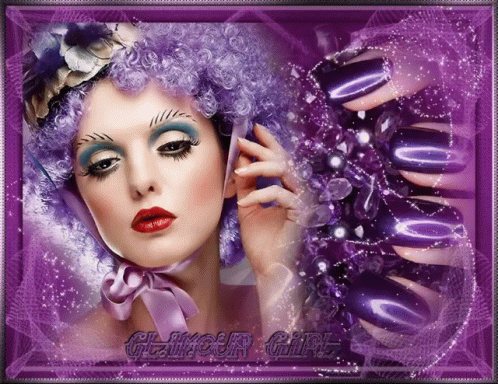 Gina101 Glamour Girl GIF - Gina101 Glamour Girl Purple GIFs