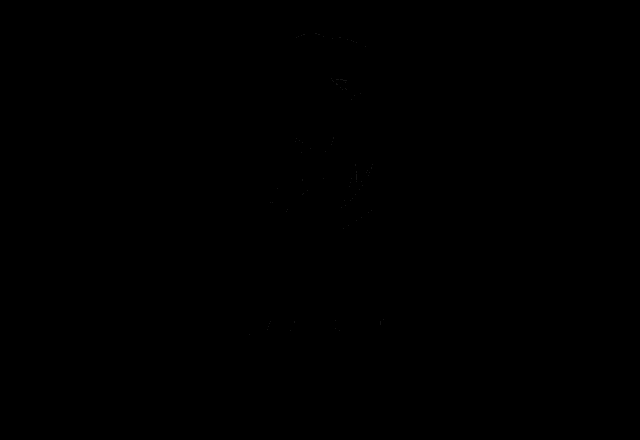 a black and white clock face with the hands on the numbers 1 and 2