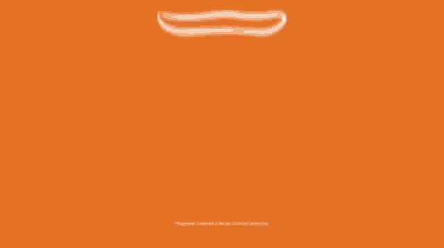 an orange background with a harvey 's logo in white