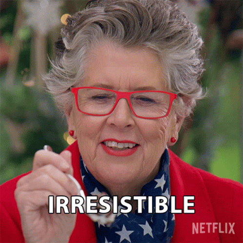 Irresistible Prue Leith GIF - Irresistible Prue Leith The Great British Baking Show Holidays GIFs