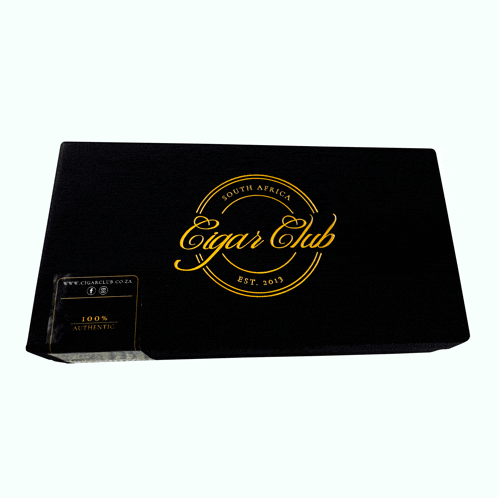 a black box that says cigar club south africa