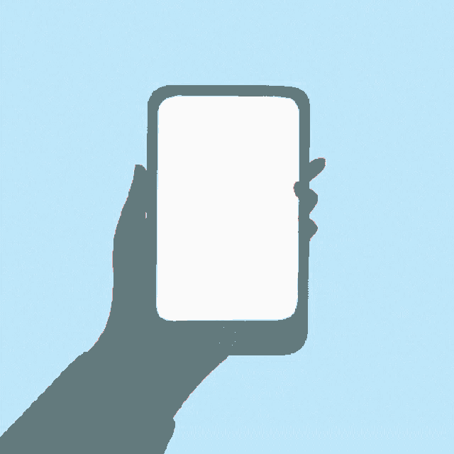 a hand is holding a cell phone with a speech bubble that says thank you therapists