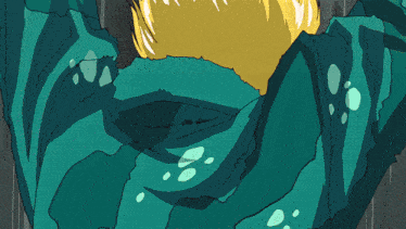a close up of a drawing of a person 's face and neck