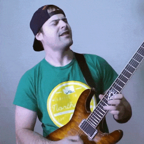 Playing Guitar Jared Dines GIF - Playing Guitar Jared Dines Performer GIFs
