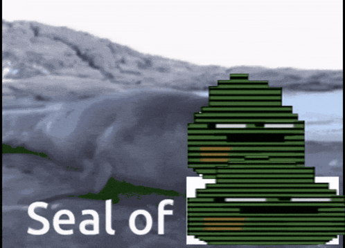 a picture of a seal with the words seal of written below it