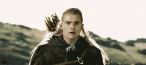 Lord Of The Rings Legolas GIF - Lord Of The Rings Legolas Shout GIFs