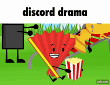 Discord Drama Eat GIF - Discord Drama Eat Popcorn GIFs
