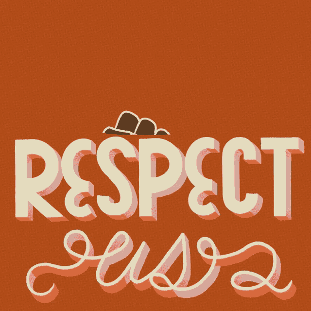 a poster that says respect jesus with a fist on it