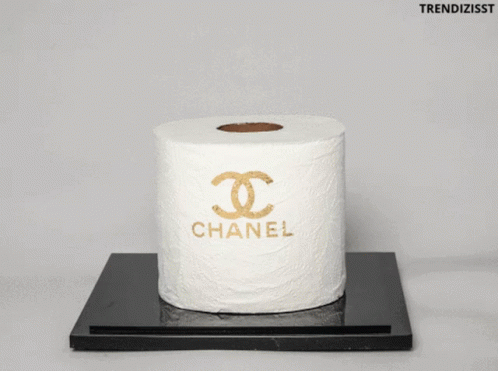 Toilet Paper Shortage Chanel GIF - Toilet Paper Shortage Chanel Toilet Paper GIFs