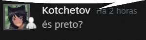 a picture of a cat with a speech bubble that says kotchetov ha 2 horas