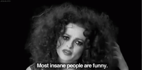 Helena Bonham Carter Most Insane People GIF - Helena Bonham Carter Most Insane People Funny People GIFs