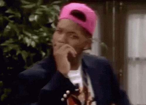 Will Smith Pink Cap GIF - Will Smith Pink Cap Thinking GIFs