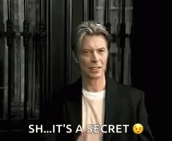 Shh David Bowie GIF