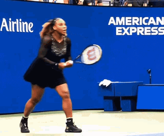 Serena Williams Return Of Serve GIF - Serena Williams Return Of Serve Tennis GIFs