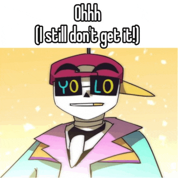 a cartoon character is wearing a hat and sunglasses with the word yo lo on them