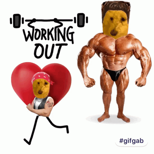 Working Out GIF - Working Out Dog GIFs