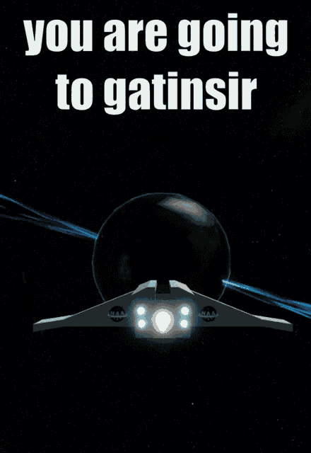 a poster that says you are going to gatinsir