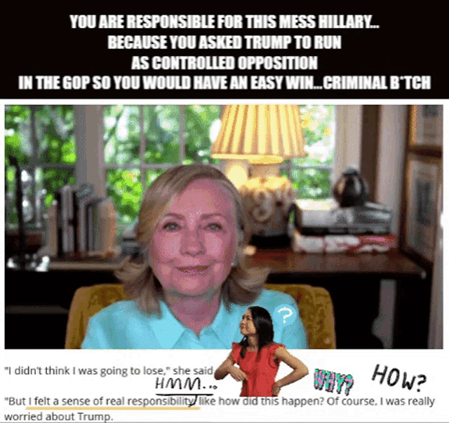 Hillary Clinton Responsible GIF - Hillary Clinton Clinton Responsible GIFs