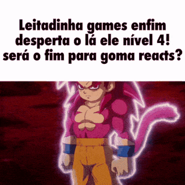a picture of a cartoon character that says leitadinha games enfim