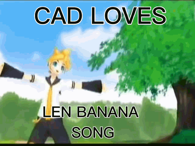 Len Vocaloid GIF - Len Vocaloid Banana GIFs