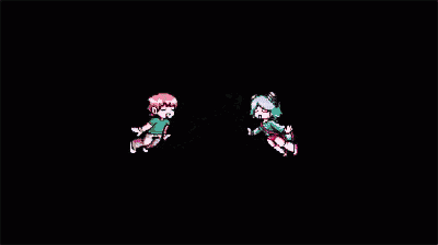 a pixel art of a boy and girl kissing in a heart