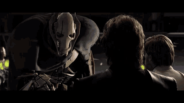 a picture of general grievous with the words fucking sub below him