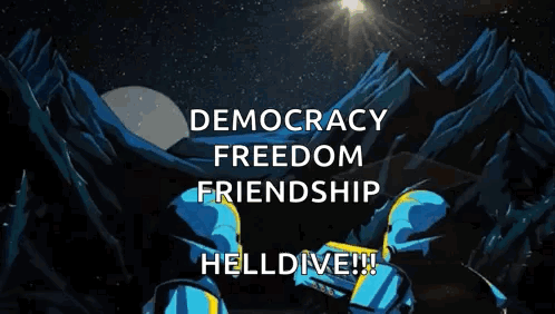 Helldivers 2 Freedom GIF - Helldivers 2 Freedom GIFs