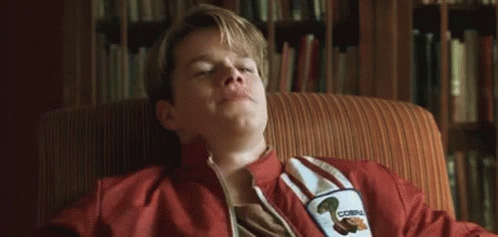 Matt Damon Laughing GIF - Matt Damon Laughing Good Will Hunting GIFs