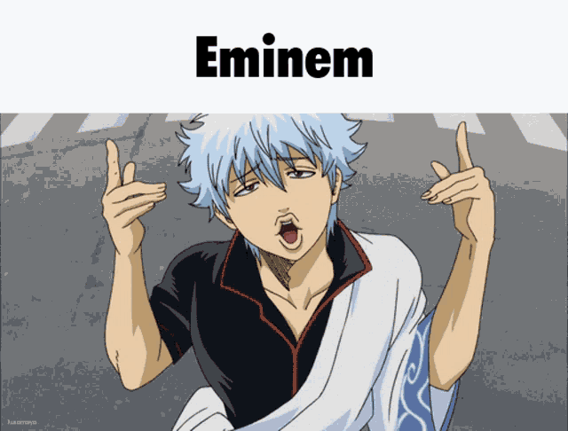 a picture of a cartoon character with the word eminem on it