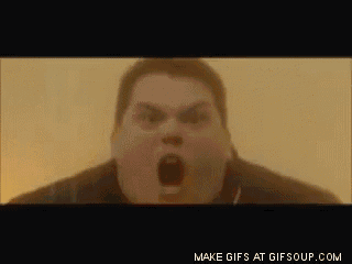 a gif of a man in a cage with the text make gifs at gifsoup.com
