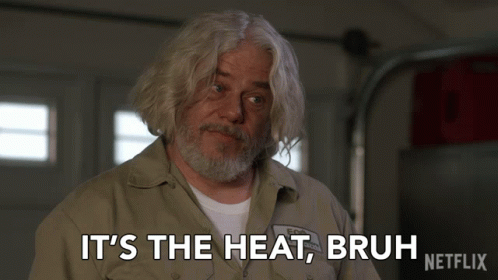 Its The Heat Bruh Dead To Me GIF - Its The Heat Bruh Dead To Me Hot GIFs