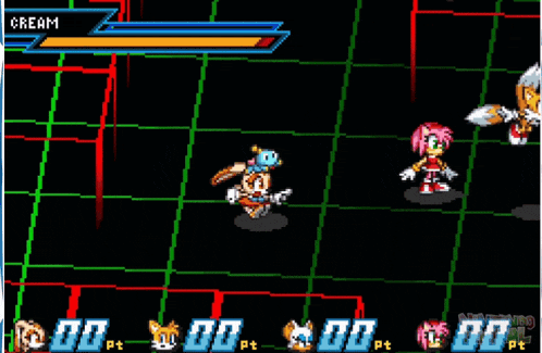 a sonic the hedgehog video game is being played on a computer screen
