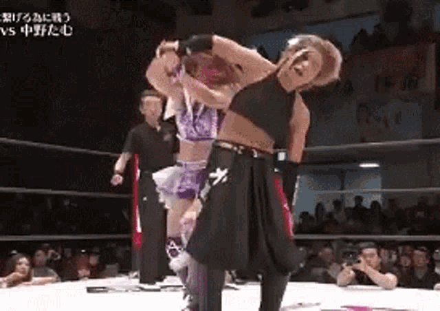 Tam Nakano Wrestling GIF - Tam Nakano Wrestling Fight GIFs