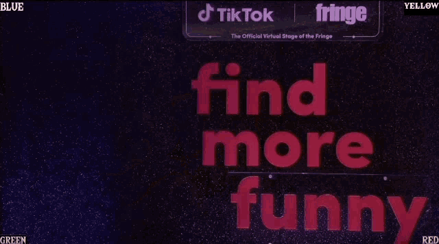 a woman is dancing in front of a sign that says tik tok fringe