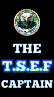 a poster that says the silent eagle family the president eagle family the silent eagle family and the t.s.e.f captain