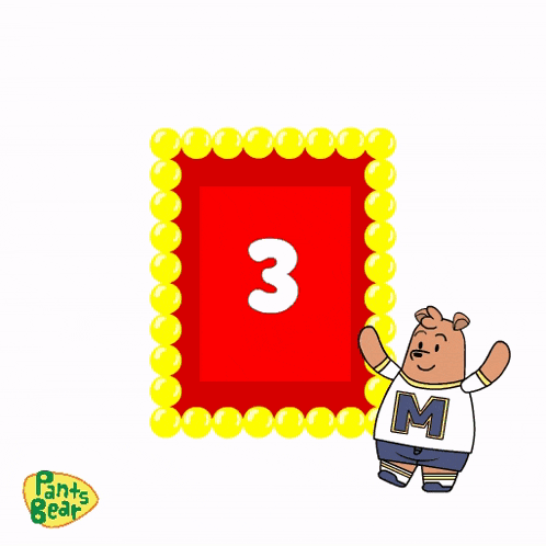 a cartoon of pants bear holding a sign that says welcome 2024