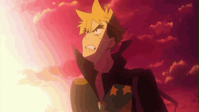 a cartoon of a man with a yellow haired head