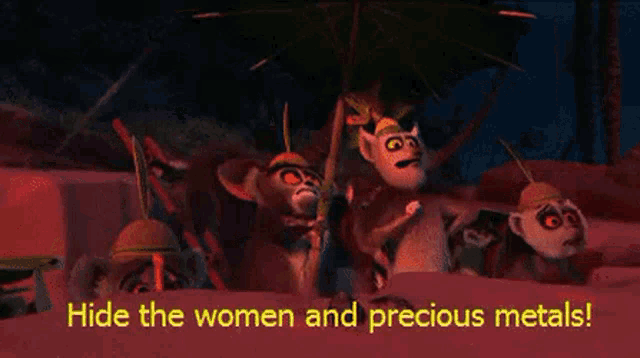 Merry Madagascar King Julian GIF