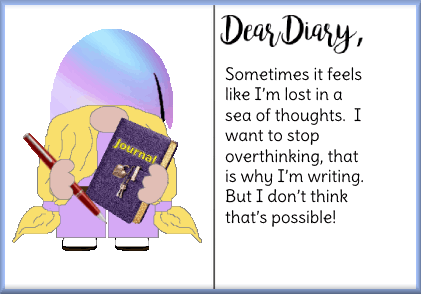 Gnome Dear Diary GIF - Gnome Dear Diary Animated Gnome Card GIFs