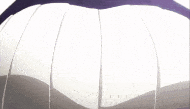 a close up of a person 's butt with a purple skirt