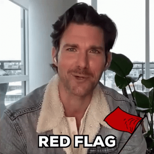 Red Flag GIF - Red Flag Kevinmcgarry GIFs