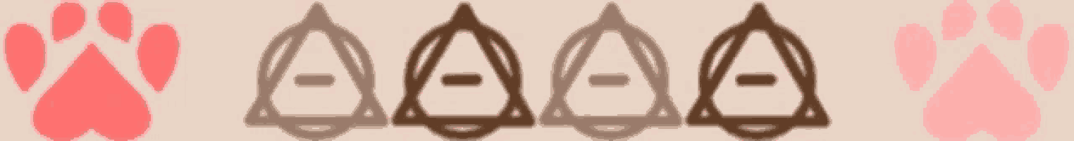 a row of triangles with the letters aaa on them