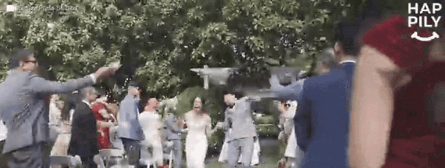 Wedding Happily GIF - Wedding Happily Dance GIFs