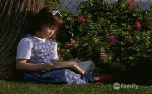 Trying To Get Thru A Book Like GIF - Matilda Reading Books GIFs