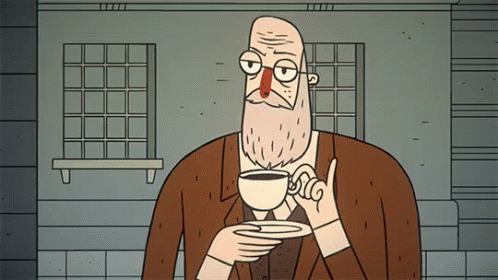 No Comment GIF - Super Science Friends Sipping Tea GIFs