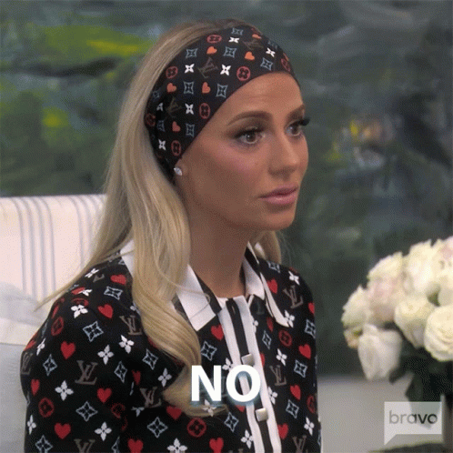 No Real Housewives Of Beverly Hills GIF - No Real Housewives Of Beverly Hills Nope GIFs