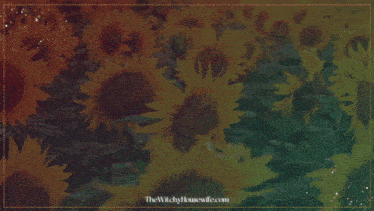 a picture of sunflowers with the words lamma 's blessings on it