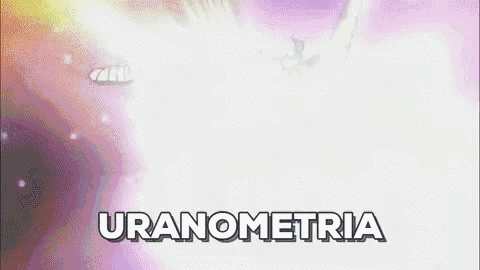 a colorful background with the word uranometria in white letters